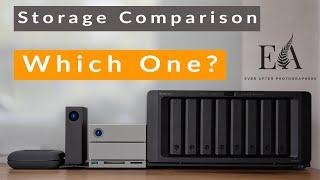 External Storage Hard Drive Comparison for Wedding Photographers. LaCie vs Synology DAS vs NAS