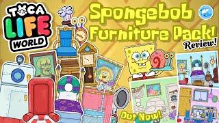 Toca Life World  SpongeBob Furniture Pack Review?  OUT NOW