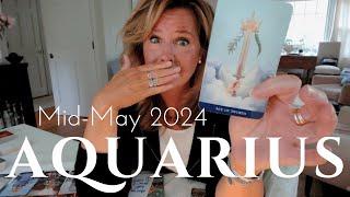 AQUARIUS  Truth Bomb - *Are You Out Of Your F*ing MIND?*  Mid May 2024 Zodiac Tarot Reading