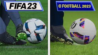 FIFA 23 vs eFootball 2023  Graphics & Details Comparison  Analista De Bits