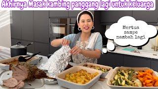 AKHIRNYA MASAK KAMBING PANGGANG LAGI UNTUK KELUARGA  MERTUA SAMPE NAMBAH LAGI