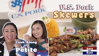 Grilled Pork Skewers - Cook along with Petite