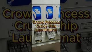 Crown Princess Cruise Ship Laundromat Tour 