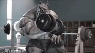 Werewolf muscle growth