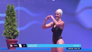 Julie Duko - European Masters Championships Belgrade Artistic Swimming