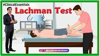Lachman Test  Anterior Cruciate Ligament ACL Rupture Knee  Clinical examination