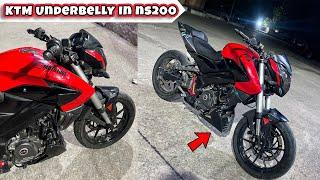 KTM Duke Underbelly in Pulsar Ns200 installation - Good or Worst? Dream Build Part 4