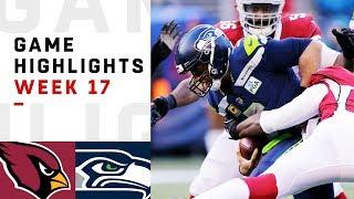 Cardinals vs. Seahawks Week 17 Highlights  NFL 2018