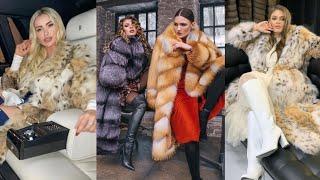 Most Demanding Flattering Collection Fur Coat for Girls#winter dress #furcoat #Gucci #hollywood