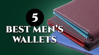 5 Best Wallets For Gentlemen - Quality Leather Billfold Card Case Phone Slim & Mens Coat Wallet