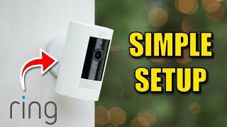How to install RING Stick up Cam Battery 3rd Generation  easy setup