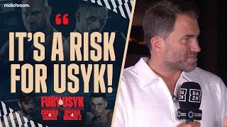 Usyk Will Try Bully Fury & Tyson Will Box On Back Foot- Eddie Hearn