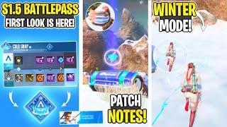 Apex Legends Mobile New Season 1.5 Official Patch Notes  + Battlepass Leaks  Apex Mobile New Leaks