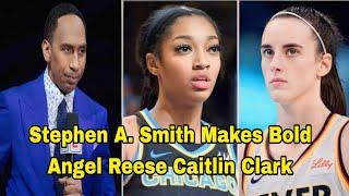 Stephen A. Smith Makes Bold Angel Reese Caitlin Clark Take Amid All-Star Announcement.