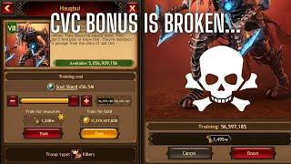 BE CAREFUL OF THE CVC BONUS GLITCH...   Vikings War of Clans