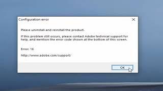 Cara Mengatasi Configuration Error Photoshop