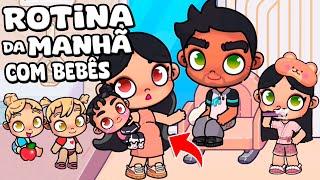 ROTINA DA MANHÃ COM BEBÊS  AVATAR WORLD ROTINAS E HISTÓRIAS