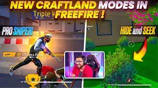Yekkadi Dongalu Akkadey Gap Chup..  - Craftland Mode  - Free Fire Telugu - TEAM MBG