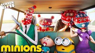 Hitchhiking With An Evil Family  Minions 2015  Screen Bites