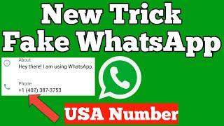 How To Create WhatsApp Fake Account Using USA Number  Free US Number