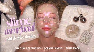 ASMR Facial  Pearl Face Mask Hair Play & Massage on Kaylee Dudley