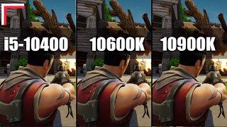 Intel i5-10400 vs Intel i5-10600K vs Intel i9-10900K — Test in 10 Games 1080p 1440p 4K