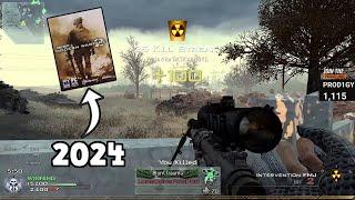 Modern Warfare 2 IN 2024 is EASY - FLAWLESS INTERVENTION TDM NUKE On WASTELAND