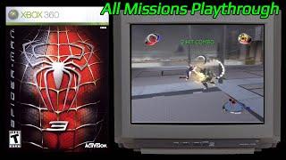 Spider Man 3 2007 Xbox 360 Longplay - All Missions Playthrough