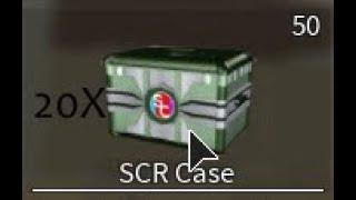 {Roblox} Counter Blox CASE OPENING  1000 Credits On SCR Case