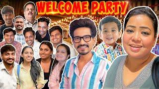 Team Ke Saath Party Karke Mazza Aagaya   Bharti Singh  Haarsh Limbachiyaa  Golla