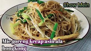 Mie goreng ala Hong Kong fried noodle Hongkong style Chow Mein 