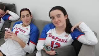 DITL as DePaul volleyball manager vlog