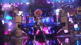 David Guetta ft. Nicki Minaj - Turn Me On and Super Bass Live At AMA 2011