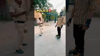 Arrest Police Stunt fail️#skating #stunt #fail #skatingadda #trending #shorts #policerecation