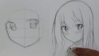 Easy and fun way to draw anime girl   For Beginners