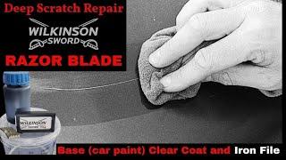 How To Repair DEEP SCRATCH in Car PaintRAZOR DIY