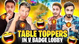 Pro V Badge Youtubers & Esport Legends Vs Tonde Gamer Team in Youtubers Only Tournament - Free Fire