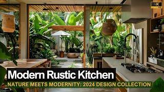2024 Modern Rustic Kitchen Design Collection Where Nature Meets Modernity