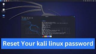 How to Reset Kali Linux Password and Get Back into Your Computer