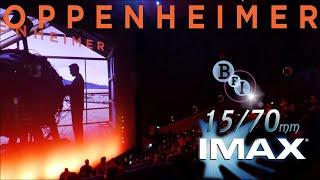 IMAX 70mm OPPENHEIMER REVIEW incl. PROJECTION BOOTH plus AUDIENCE REACTION BFI IMAX