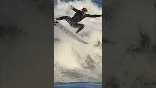 Stab High Mona edition  Jasper Welsh goes big at Mona Vale Beach ️ #surfer #surfing #air