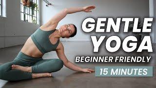 15 Min Gentle Yoga Flow Full Body Stretch to Release Tension