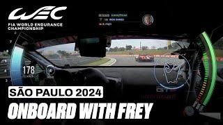 Onboard Lap Rahel Frey Lamborghini LMGT3 No.85 I 2024 Rolex 6 Hours of São Paulo I FIA WEC