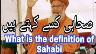 What is the definition Of The Sahabi  Hashmi Miya  Sarkar Madine Wale