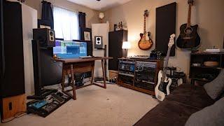 MINIMALIST HOME STUDIO Setup 2023  Josh Bonanno studio tour