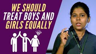 Gender Equality  Speech by Adhilakshmi H  Rajagiri College of Social Sciences