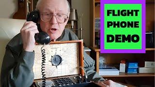 ASMR Grandpa 100 Year Old Phone - Charles Lindbergh Vintage Flight Field Phone Demo for SLEEP