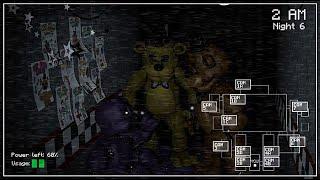 FNAF 1 in REAL TIME PURPLE GUY vs FREDDY FAZBEAR and GOLDEN FREDDY SFM Animation fanmade