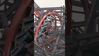 Wicked Cyclone Has Some Crazy Inversions #rollercoaster #amusementpark
