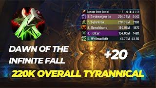 +20 Dawn of the Infinite Fall assassination rogue POV 220k overall dragonflight 10.2.5 season 3